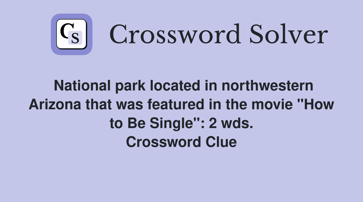 National park located in northwestern Arizona that was featured in the